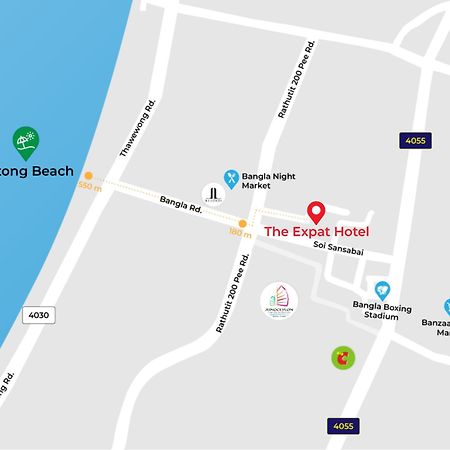 The Expat Hotel Patong Luaran gambar