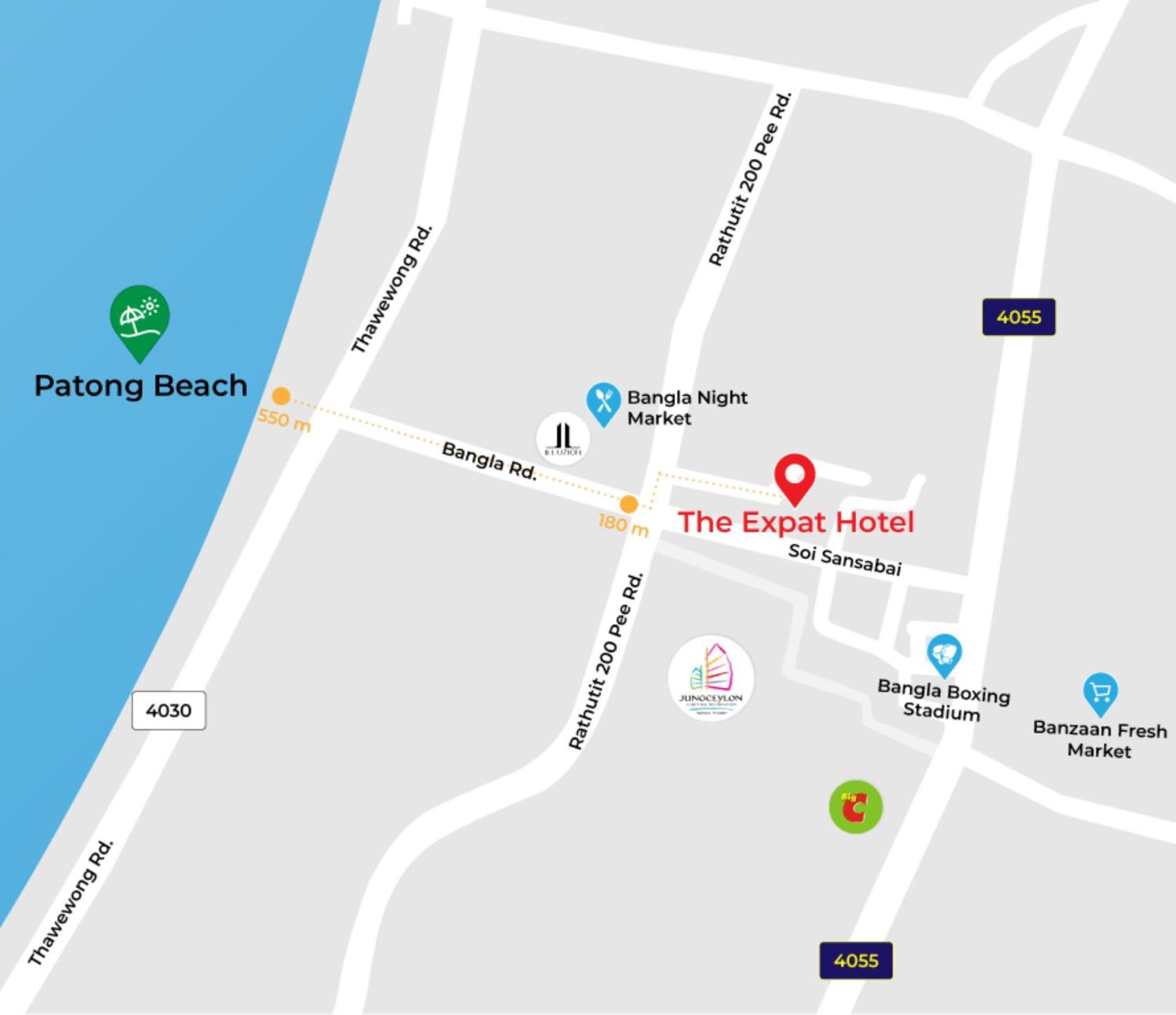 The Expat Hotel Patong Luaran gambar